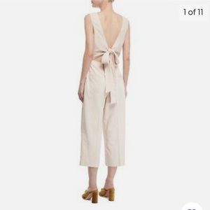 Club Monaco 4 Light Rose Open Back Jumpsuit